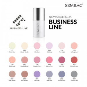 Semilac Lakier Hybrydowy Business Line 195 Soft Apricot