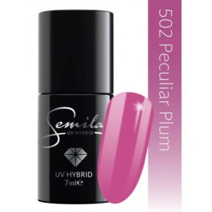 Semilac Lakier Hybrydowy - 501 Peculiar Plum by Maxineczka