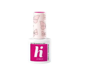 Hi Hybrid Lakier Hybrydowy Butterflies 263 - Glitter Magenta