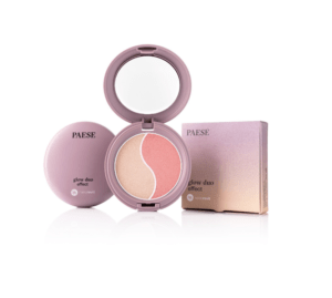 Paese Puder Rozświetlający i Róż do Policzków Nanorevit Glow Duo Effect Nr 100 - obrazek 2