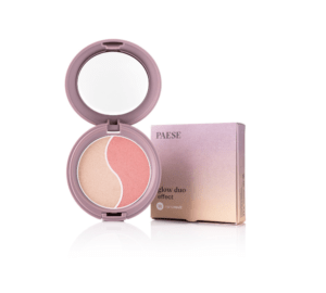 Paese Puder Rozświetlający i Róż do Policzków Nanorevit Glow Duo Effect Nr 100