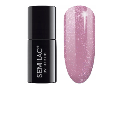 Semilac Lakier Hybrydowy 319 Shimmer Dust Pink