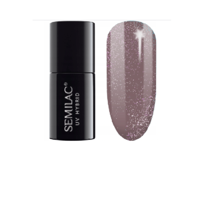 Semilac Lakier Hybrydowy 322 Shimmer Dust Brown