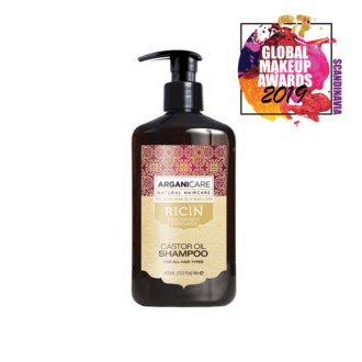 Arganicare Castor Oil Szampon Stymulujący Porost Włosów 400ml