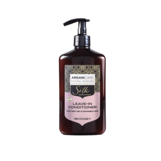Arganicare Silk Odżywka Bez Spłukiwania z Jedwabiem 400ml