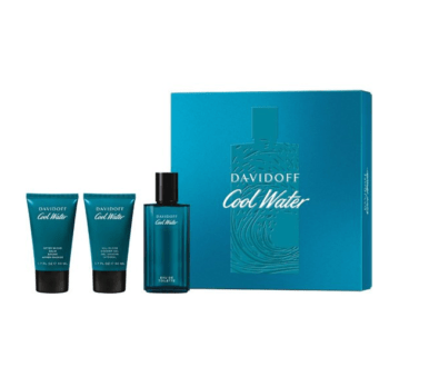 Davidoff Cool Water Man Zestaw EDT 75ml + Żel 50ml + Balsam Po Goleniu 50ml