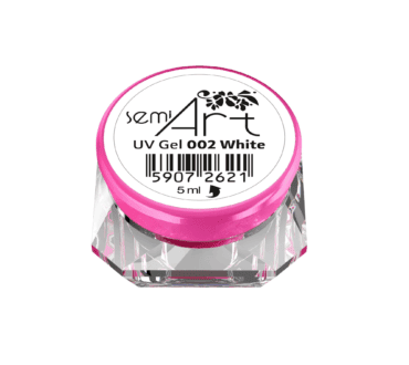 Semilac Lakier żelowy do zdobień Semi Art UV Gel 002 White