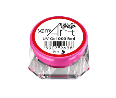 Semilac Lakier żelowy do zdobień Semi Art UV Gel 003 Red