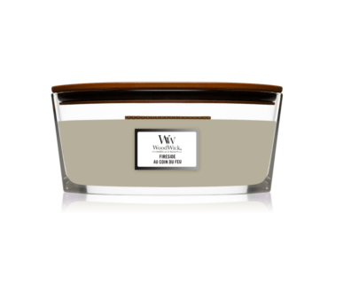 Wood Wick Fireside - Świeca Elipsa
