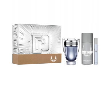 Paco Rabanne Invictus Zestaw EDT 100ml + Mini 10ml + Deo