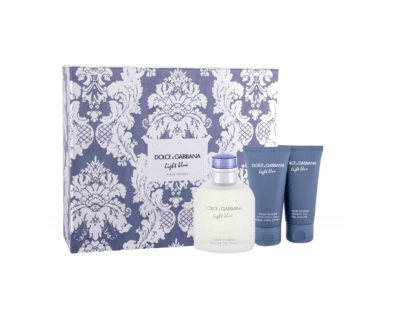 Dolce & Gabbana Light Blue Pour Homme Zestaw EDT 125ml + Żel Pod Prysznic + Balsam Po Goleniu