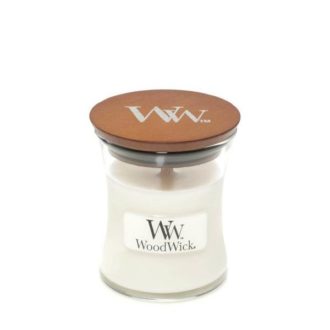 WoodWick White Teak - Świeca Mała