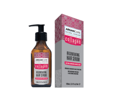 Arganicare Collagen Serum Regenerujące Do Cienkich i Łamliwych Włosów 100ml