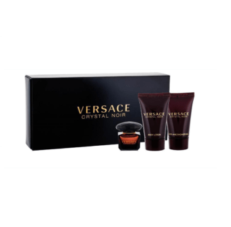 Versace Crystal Noir Zestaw EDT 5ml + Balsam 25ml + Żel 25ml