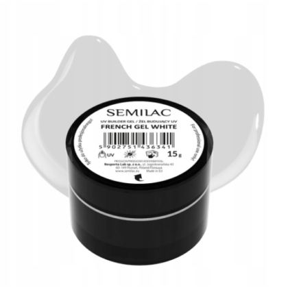 Semilac Żel Budujący French Gel White 15g
