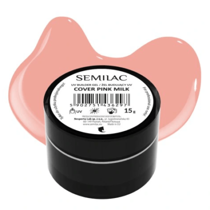 Semilac Żel Budujący Cover Pink Milk 15g