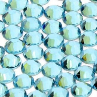 Allepaznokcie Cyrkonie Do Paznokci A'la Swarovski Aquamarine 50szt.