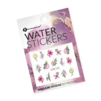 Allepaznokcie Naklejki Wodne Do Paznokci Arkusz Nr.1754