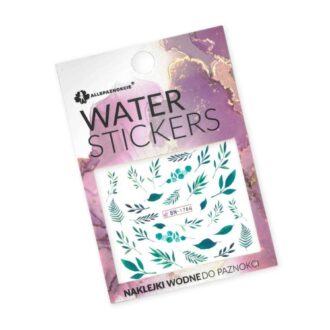 Allepaznokcie Naklejki Wodne Do Paznokci Arkusz Nr.1786