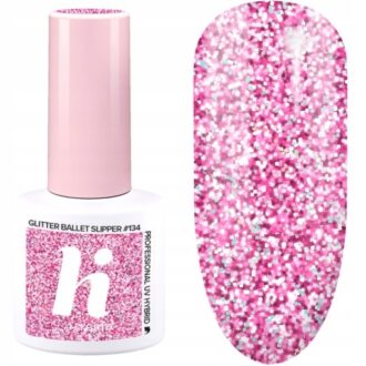 Hi Hybrid Lakier Hybrydowy 134 - Glitter Ballet Slipper 5ml
