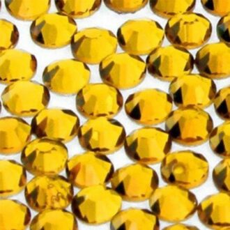 Allepaznokcie Cyrkonie Do Paznokci A'la Swarovski Topaz 50szt.