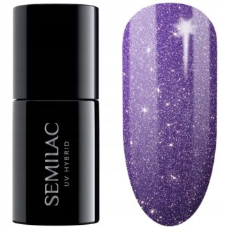 Semilac Lakier Hybrydowy Cat Eye 329 - Brave Violet 7ml
