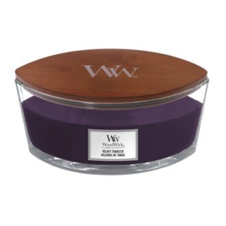 WoodWick Velvet Tobacco Świeca Elipsa