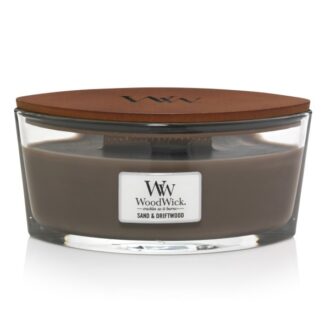 WoodWick Sand & Driftwood – Świeca Elipsa