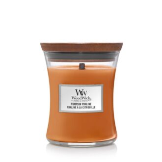 WoodWick Pumpkin Praline Świeca Średnia