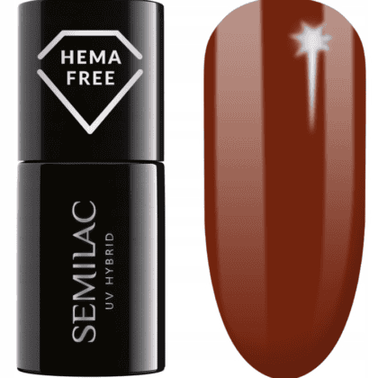 Semilac Lakier Hybrydowy 418 Red Hot Beach