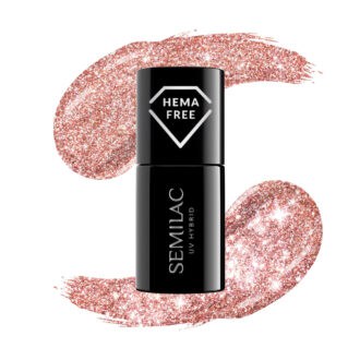 Semilac Lakier Hybrydowy 458 Sparkling Rosé