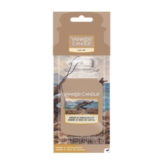 Yankee Candle Amber & Sandalwood - Zapach do Auta Papierowy