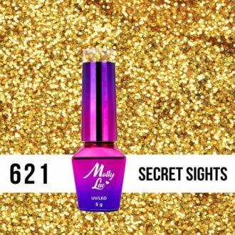 Molly Lac Lakier Hybrydowy 621 Secret Sights 5ml - obrazek 2