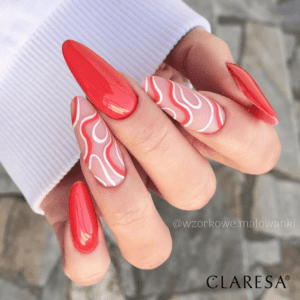 Claresa Lakier Hybrydowy Red 400 5ml - obrazek 2