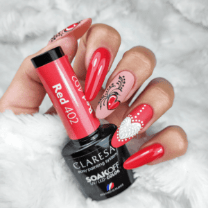 Claresa Lakier Hybrydowy Red 402 5ml - obrazek 2