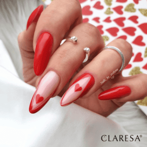 Claresa Lakier Hybrydowy Red 406 5ml - obrazek 2