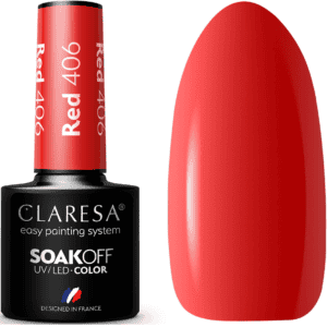 Claresa Lakier Hybrydowy Red 406 5ml