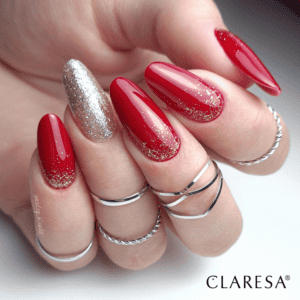Claresa Lakier Hybrydowy Red 419 5ml - obrazek 2