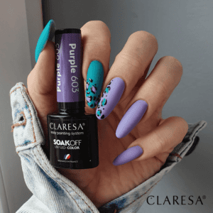 Claresa Lakier Hybrydowy Purple 603 5ml - obrazek 2
