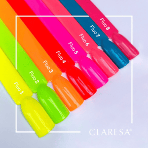 Claresa Lakier Hybrydowy Fluo 2 5ml - obrazek 3