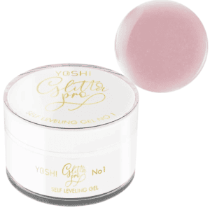 Yoshi Glitter Pro Żel Budujący Samopoziomujący No.1 15ml