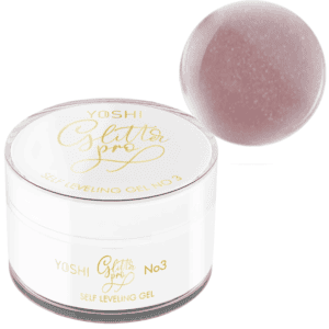 Yoshi Glitter Pro Żel Budujący Samopoziomujący No.3 15ml