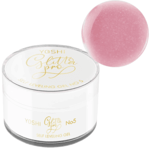 Yoshi Glitter Pro Żel Budujący Samopoziomujący No.5 15ml