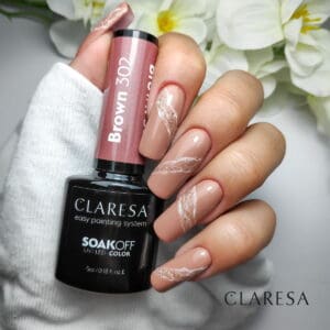 Claresa Lakier Hybrydowy Brown 302 5ml - obrazek 2