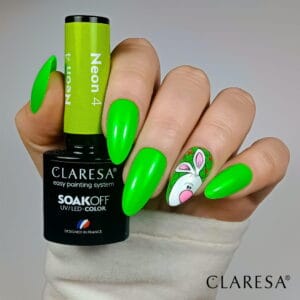Claresa Lakier Hybrydowy Neon 4 5ml - obrazek 4
