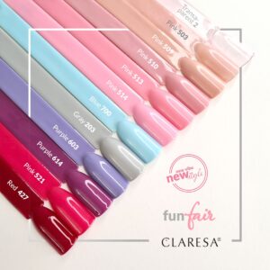 Claresa Lakier Hybrydowy Pink 509 5ml - obrazek 3