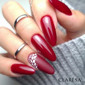 Claresa Lakier Hybrydowy Red 435 5ml - obrazek 2