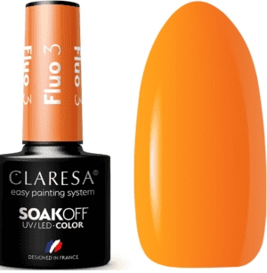 Claresa Lakier Hybrydowy Fluo 3 5ml