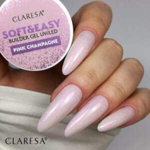Claresa Soft&Easy Builder Gel Żel Budujący Pink Champagne 90g - obrazek 2