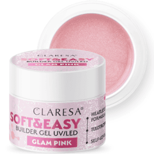 Claresa Soft&Easy Builder Gel Żel Budujący Glam Pink 90g
